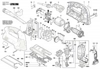 Bosch 3 601 E18 001 Gst 160 Bce Orbital Jigsaw 230 V / Eu Spare Parts